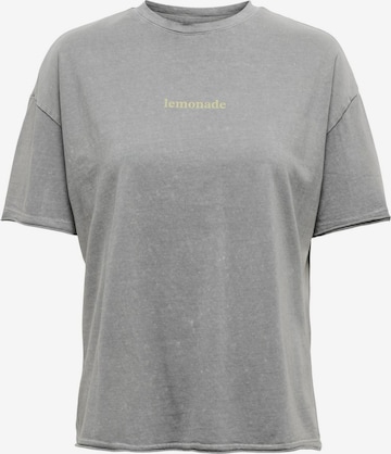 ONLY T-shirt 'KINNA' i grå: framsida