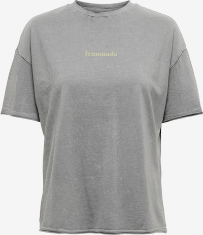 ONLY T-shirt 'KINNA' en citron vert / gris, Vue avec produit