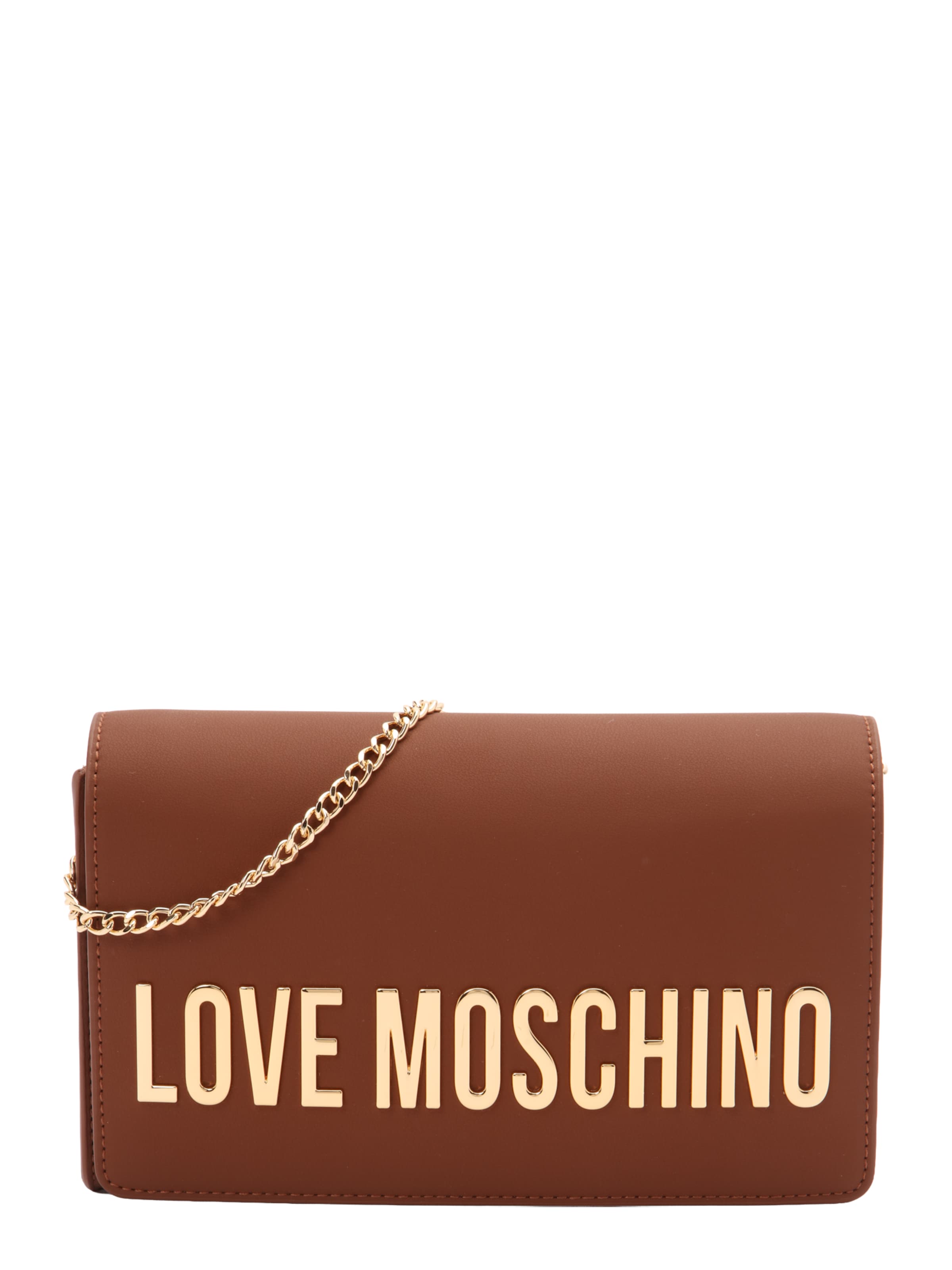 Borsa a tracolla di Love Moschino in marrone: frontale