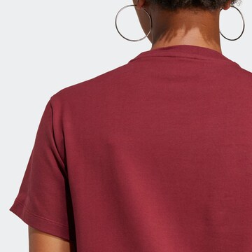 ADIDAS ORIGINALS - Camisa 'Adicolor Classics Trefoil' em vermelho