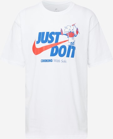 Nike Sportswear T-shirt 'M90' i vit: framsida