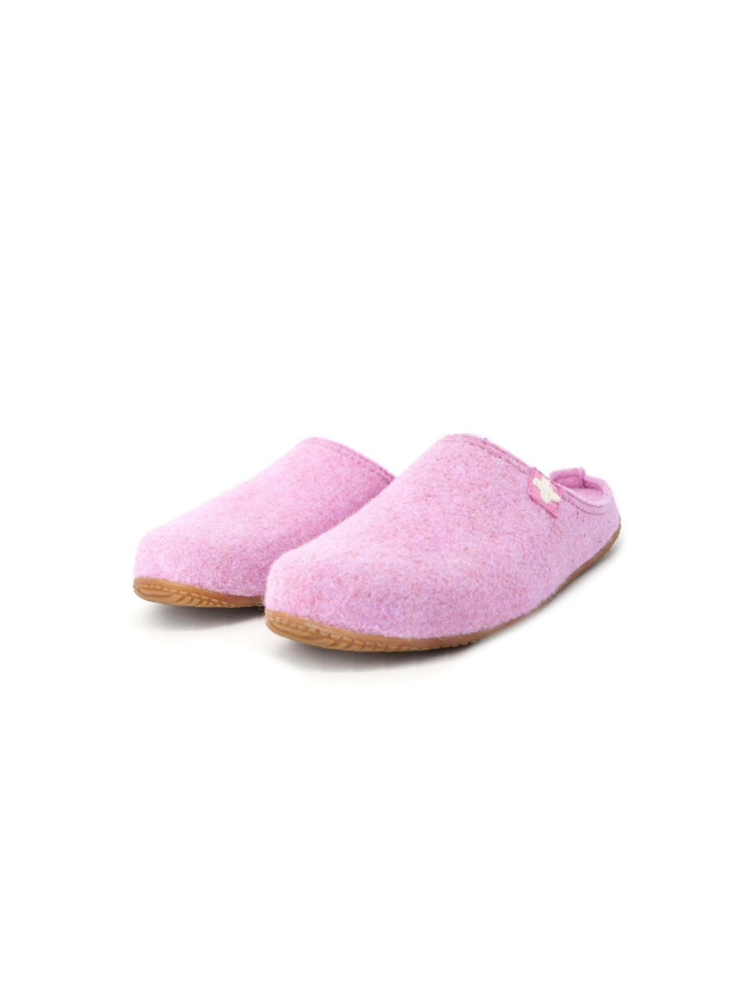 Living Kitzbühel Hausschuh 'Gipfelkreuz Filzpantoffel Gipfelkreuz Filzpantoffel'‌‌‌‌‌‌‌‌ in Pink: Vorderseite