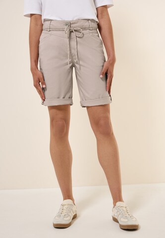 CECIL Regular Pants in Beige: front