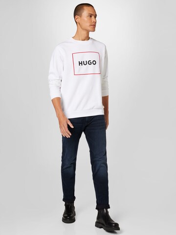 HUGO Red Sweatshirt 'Delery' i vit