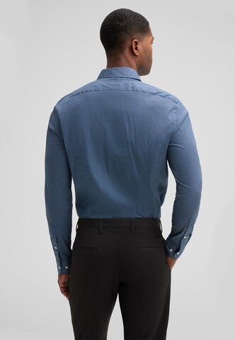 STRELLSON Slim fit Button Up Shirt 'Stan' in Blue