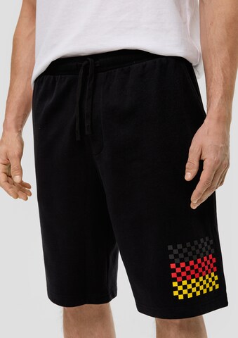 s.Oliver - Loosefit Pantalón en negro