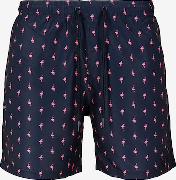 Shorts de bain Urban Classics en bleu : devant