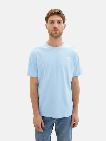 TOM TAILOR Тениска в синьо: отпред