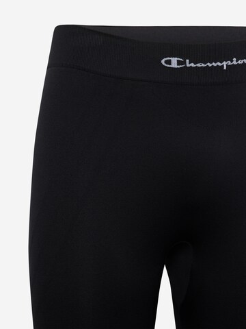 Champion Authentic Athletic Apparel Skinny Παντελόνι φόρμας σε μαύρο