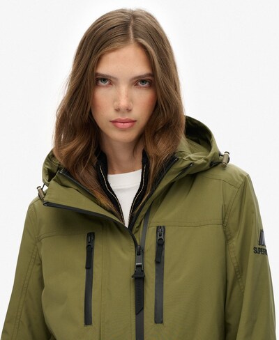 Superdry & Co Tussenmantel in de kleur Olijfgroen, Productweergave
