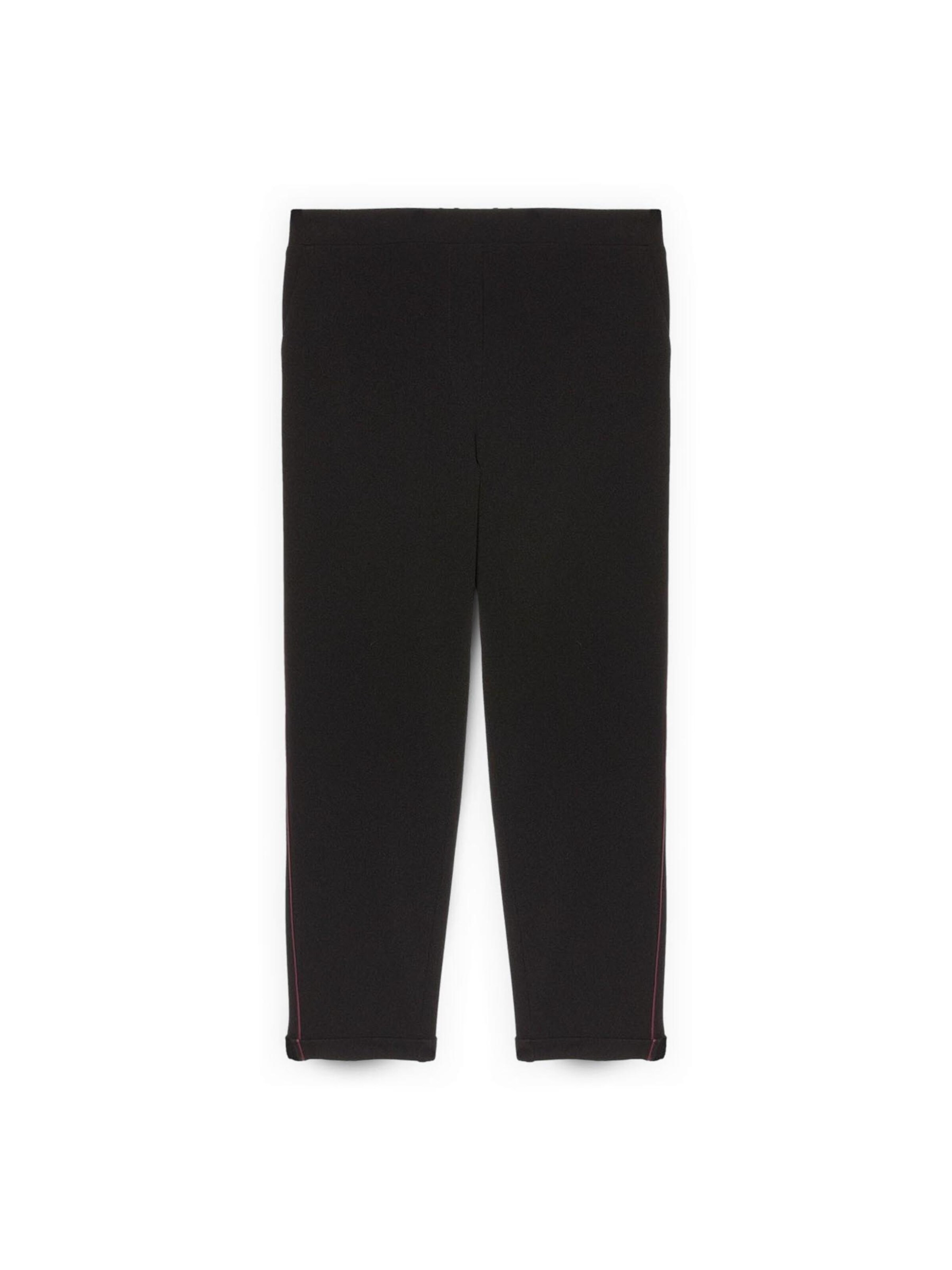 Slimfit Pantaloni di Fiorella Rubino in nero: frontale