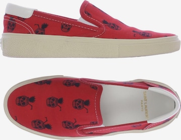 Saint Laurent Flats & Loafers in 35 in Red: front