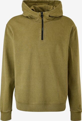 Sweat-shirt s.Oliver en vert : devant