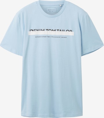 TOM TAILOR DENIM Футболка в Синий: спереди