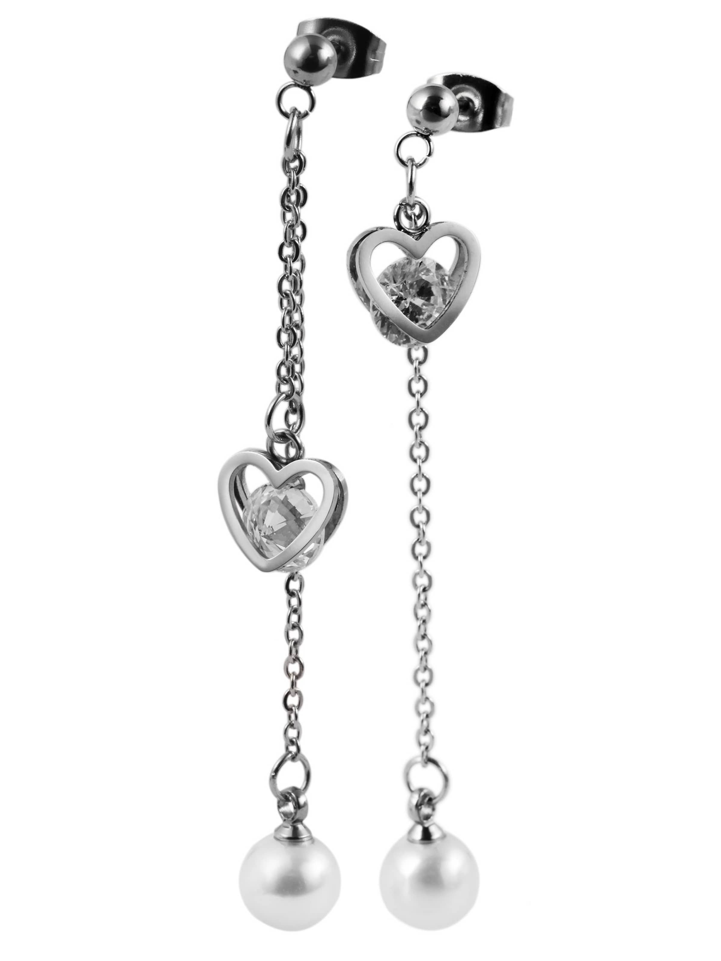 Akzent Earrings 'Leili, langlebig' in Silver