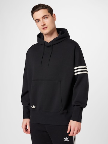 ADIDAS ORIGINALS Sweatshirt 'Adicolor Neuclassics' in Black: front