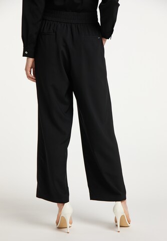 Wide Leg Pantalon DreiMaster Klassik en noir