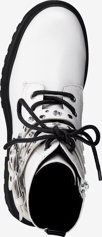 s.Oliver Lace-up bootie in White