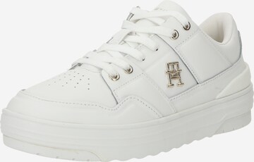 TOMMY HILFIGER Platform trainers 'BASKET' in Beige: front