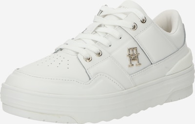 Sneaker low 'BASKET' TOMMY HILFIGER pe ecru / auriu, Vizualizare produs