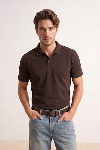 Trendyol Shirt in Brown: front