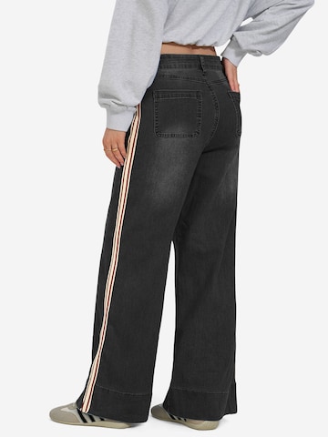 Imily Bela Wide leg Τζιν σε μαύρο