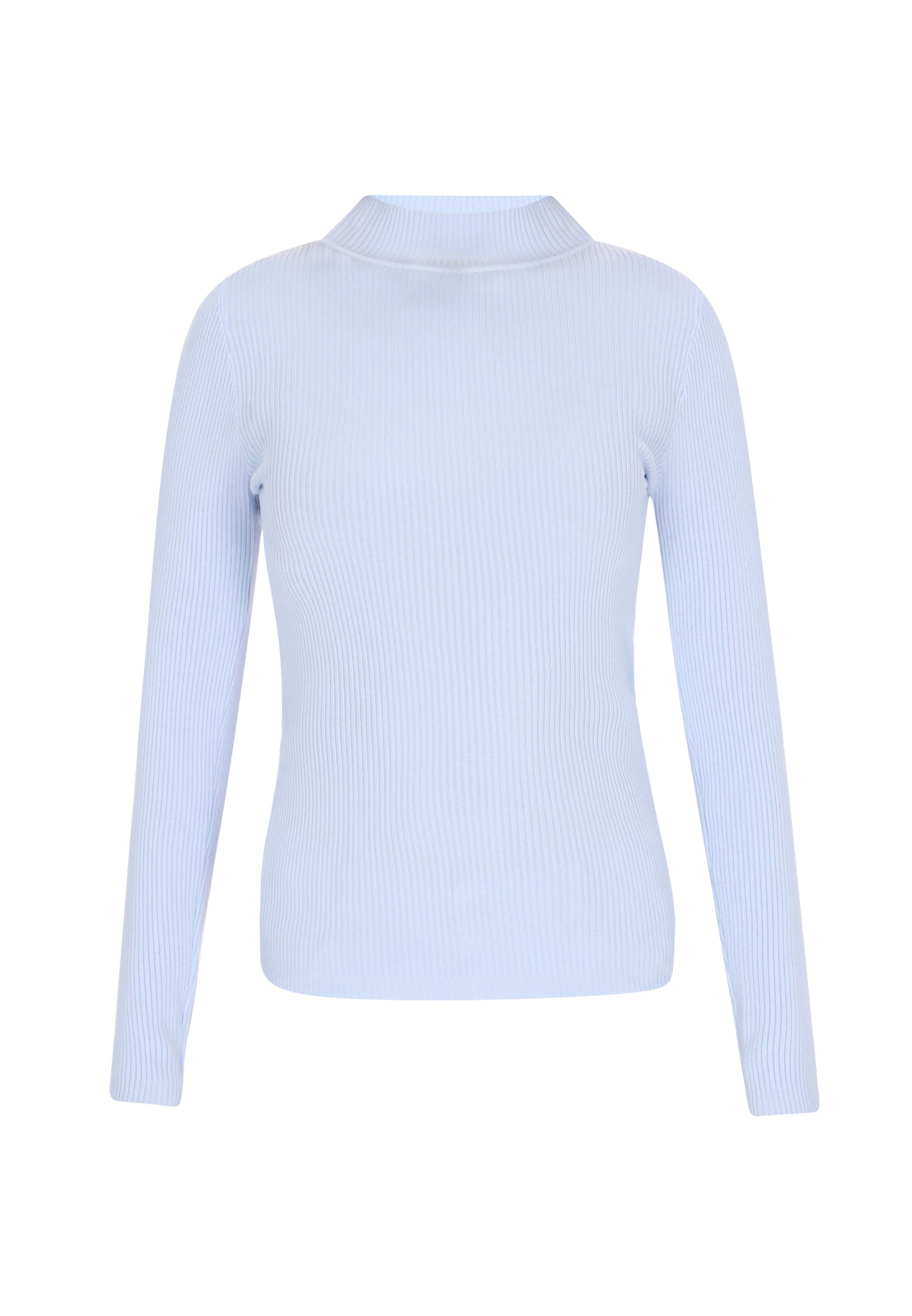 MYMO Pullover 'Comfy' in Blau: Vorderseite