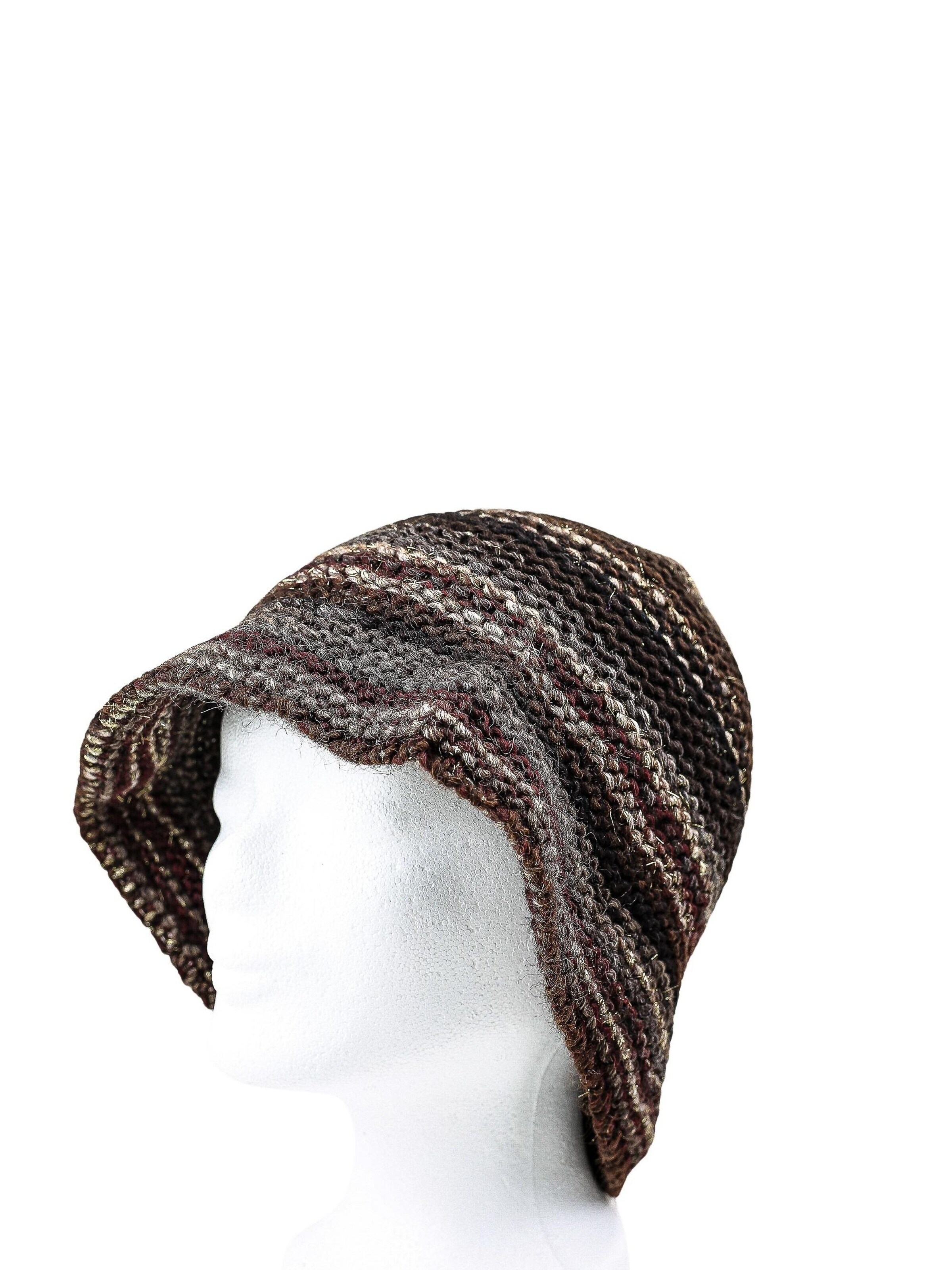 COLLEZIONE ALESSANDRO Hat 'Lina' in Brown