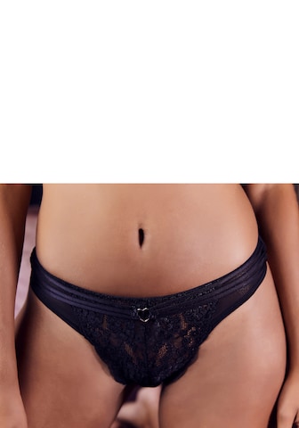 Tanga de la VIVANCE pe negru: față