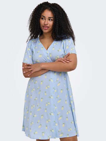 Robe 'CAREvida' ONLY Carmakoma en bleu : devant