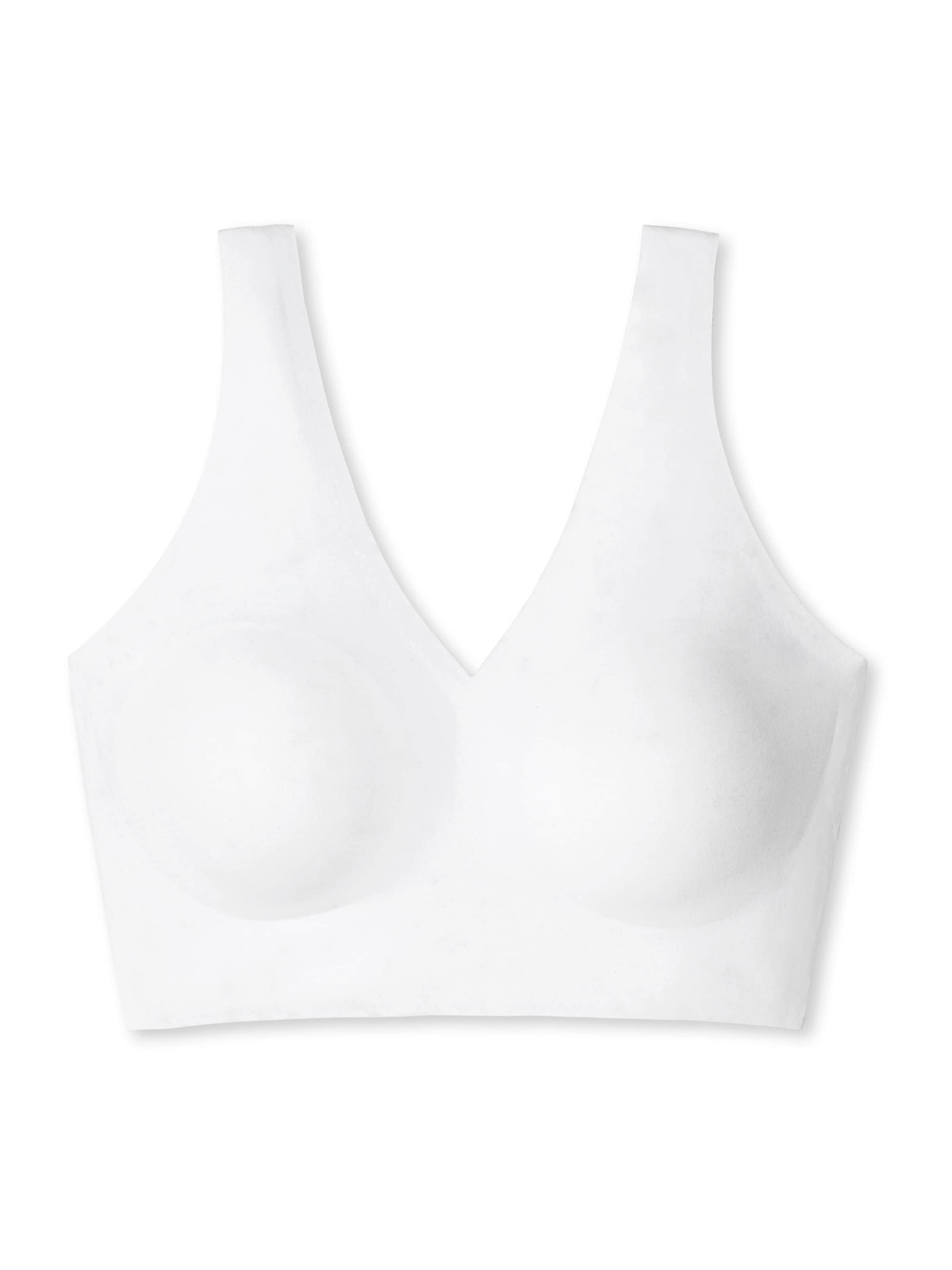 SCHIESSER Bra ' Lasercut Invisible Soft ' in White: front