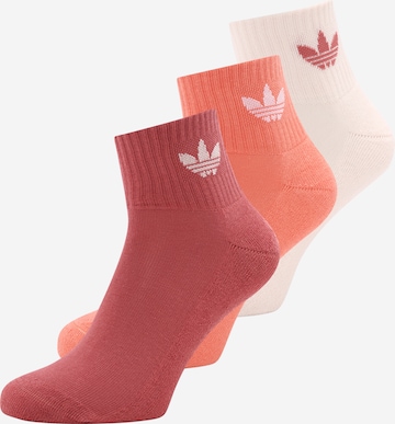 Chaussettes ADIDAS ORIGINALS en beige : devant