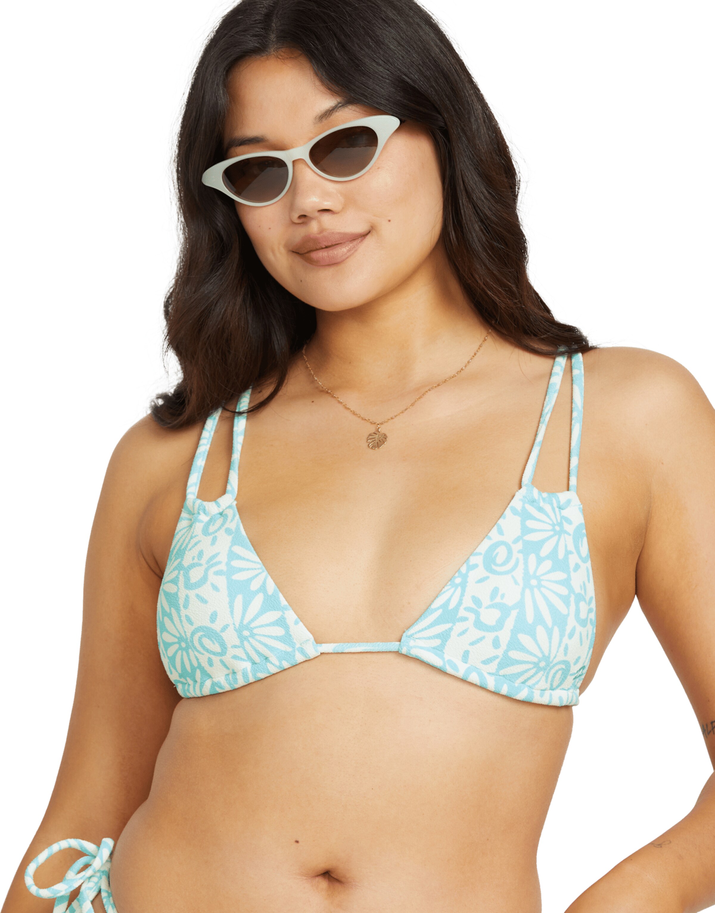 BILLABONG Triangel Bikinitop 'Happy Dance' in Blauw