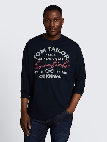 TOM TAILOR Men + Shirt in Blue: front