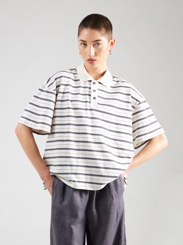 Monki Poloshirt in Weiß: Vorderseite