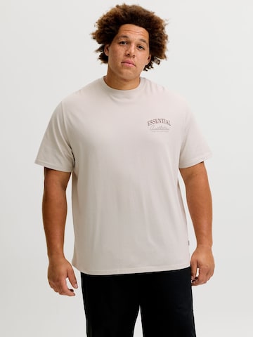 JACK & JONES Shirt in Beige: front