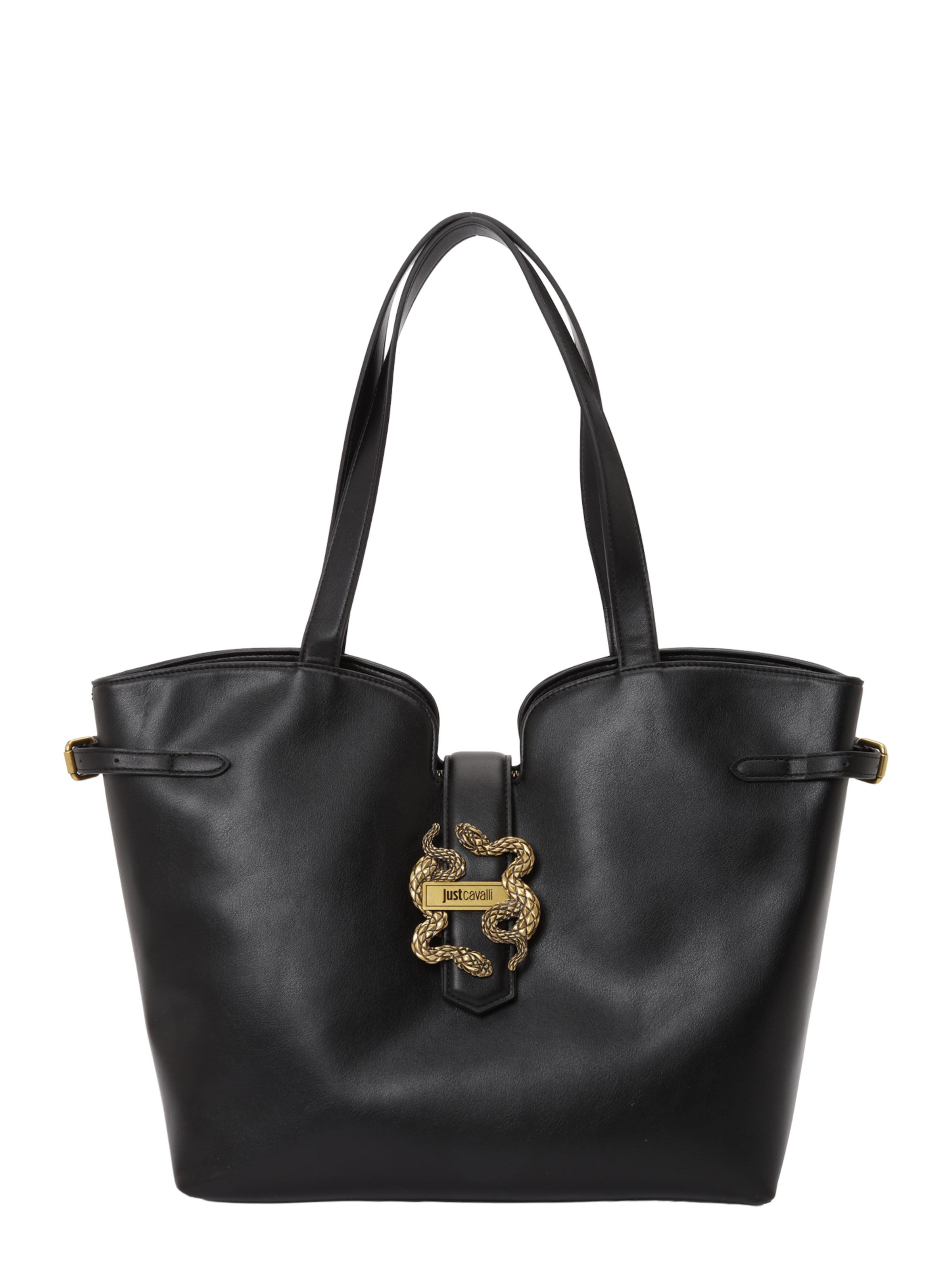 Just Cavalli Shoulder bag 'ICONIC SNAKES' in Black: front