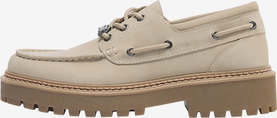 Pull&Bear Nauhakengät 'NAUTICO STWD' värissä beige, Tuotenäkymä