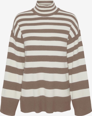 Pullover 'HERMOSA' di VERO MODA in marrone: frontale