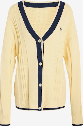 ADIDAS ORIGINALS Neuletakki koossa XS värissä laivastonsininen / vaaleankeltainen, Tuotenäkymä
