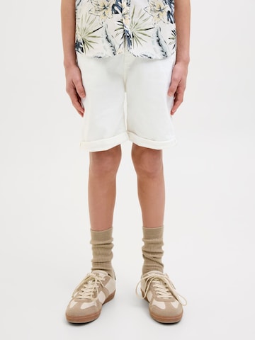 Regular Jean Jack & Jones Junior en blanc : devant
