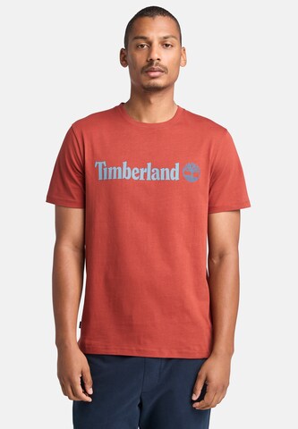 T-Shirt TIMBERLAND en rouge : devant