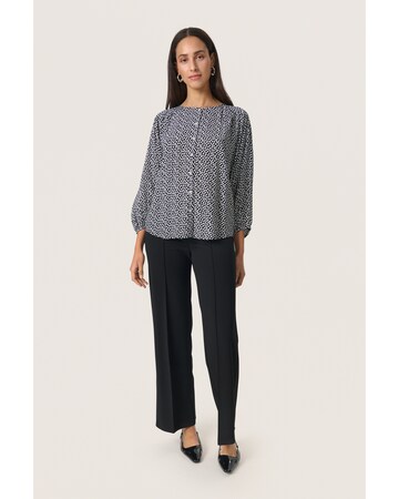 SOAKED IN LUXURY Blouse 'SLArjana Leodora' in Blauw
