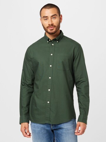 SELECTED HOMME Regular fit Риза 'RICK' в зелено: отпред
