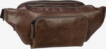 LEONHARD HEYDEN Fanny Pack 'Porto' in Brown: front