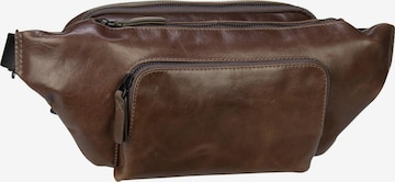 LEONHARD HEYDEN Fanny Pack 'Porto' in Brown: front