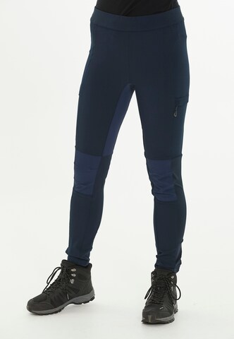 Whistler Slim fit Workout Pants 'Davina' in Blue: front