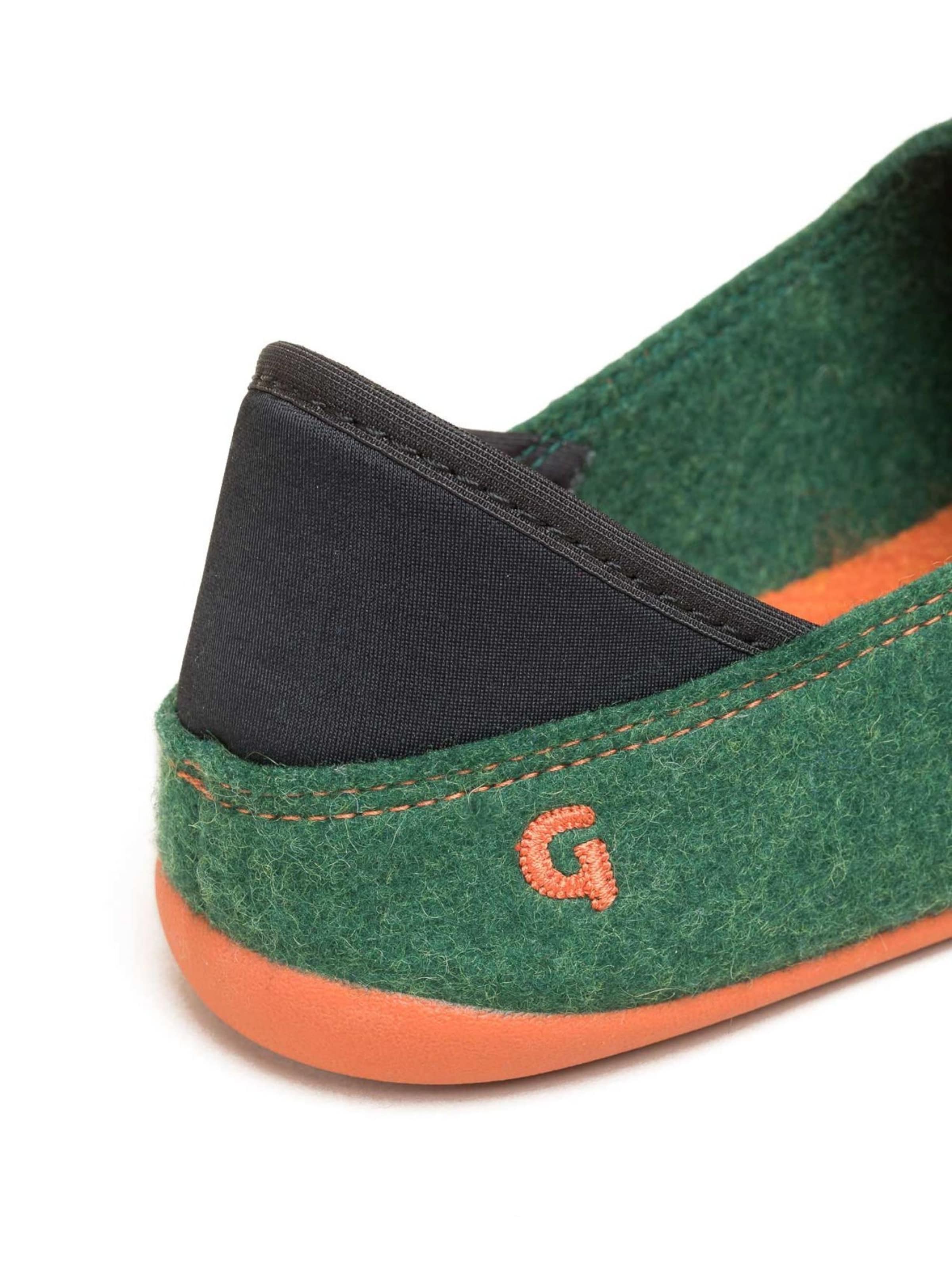 Gottstein Hausschuh 'Filzpantoffel Wool Slip-On'‌‌‌‌ in Grün