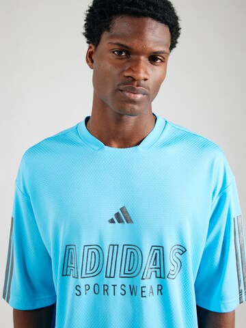 T-Shirt fonctionnel 'TIRO' ADIDAS SPORTSWEAR en bleu