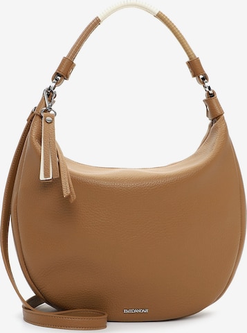Borsa a spalla 'Jeanine' di Emily & Noah in marrone: frontale